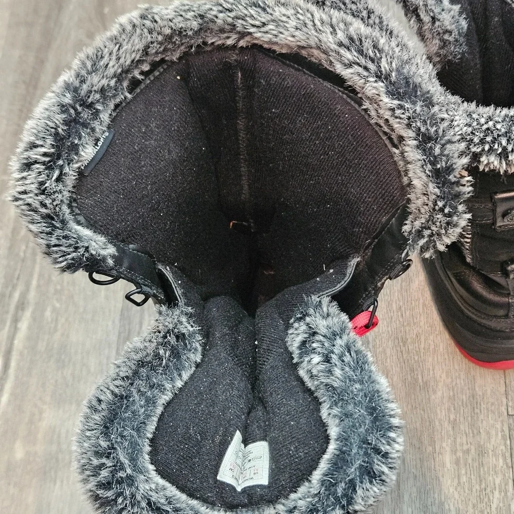 The North Face Shellista Black and Pink Tall Insulated Snow Boots Women's 8.5US